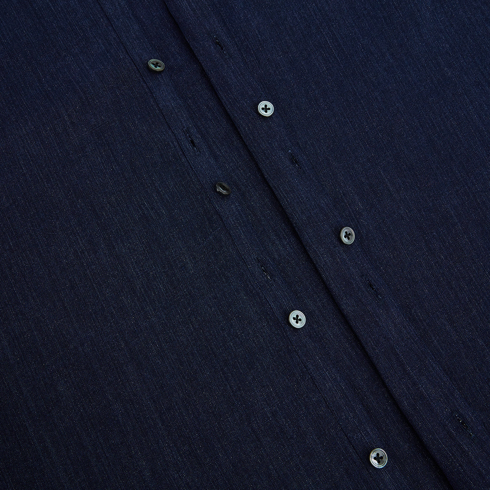 Navy Linen Westminster Shirt