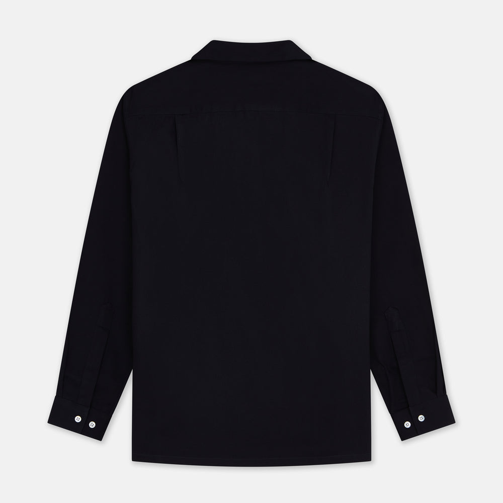 Navy Cotton Holiday Fit Winnington Shirt