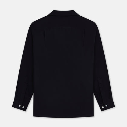 Navy Cotton Holiday Fit Winnington Shirt Image 3