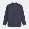 View 5 of product Navy Check Cotton Weekend Fit Blake Shirt