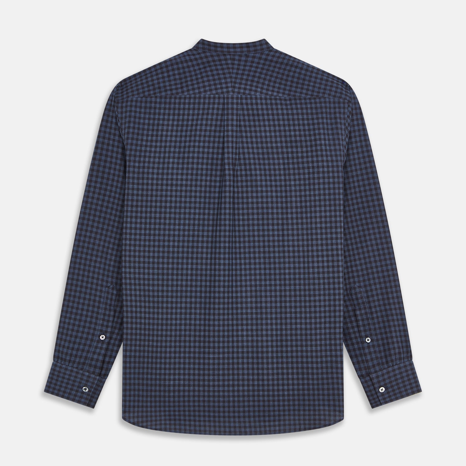 View 5 of product Navy Check Cotton Weekend Fit Blake Shirt