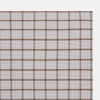 View 7 of product Hand Rolled Brown Overlay Check Handkerchief
