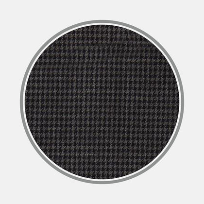 Black Check Cotton Fabric