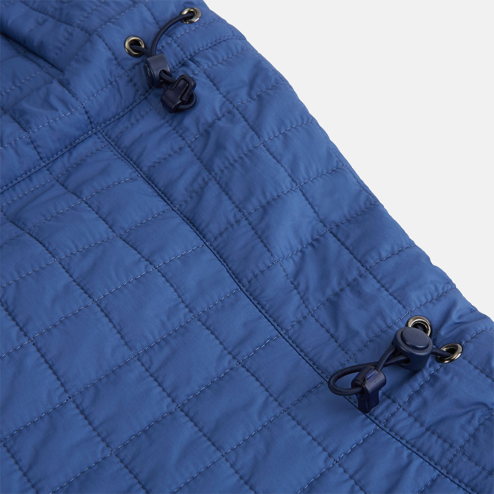Azzurro Quilted Hood with Neck Warmer