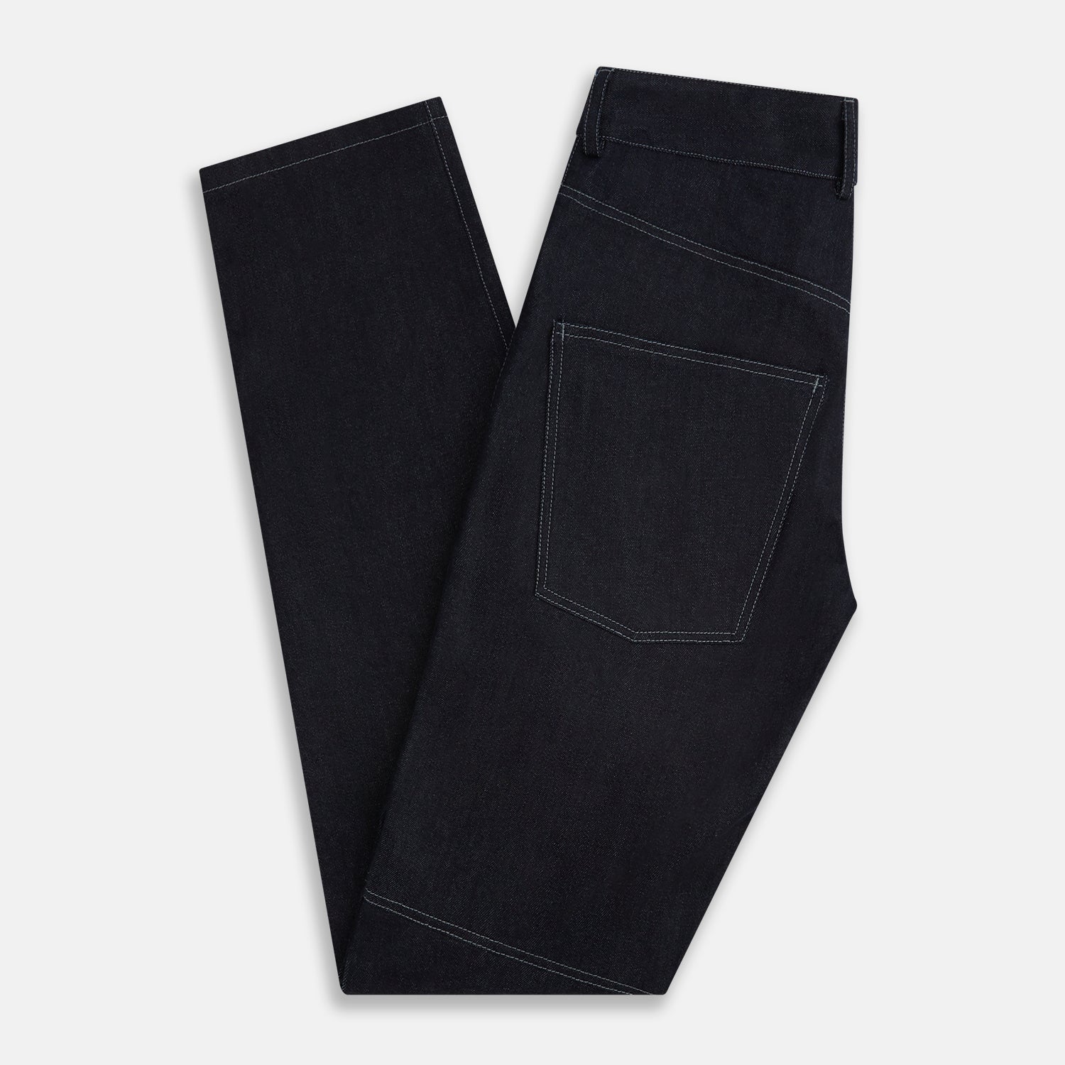 View 6 of product Navy Denim Trousers