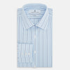 View 5 of product Navy and Blue Combination Stripe Mayfair Shirt