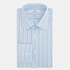 Navy and Blue Combination Stripe Mayfair Shirt