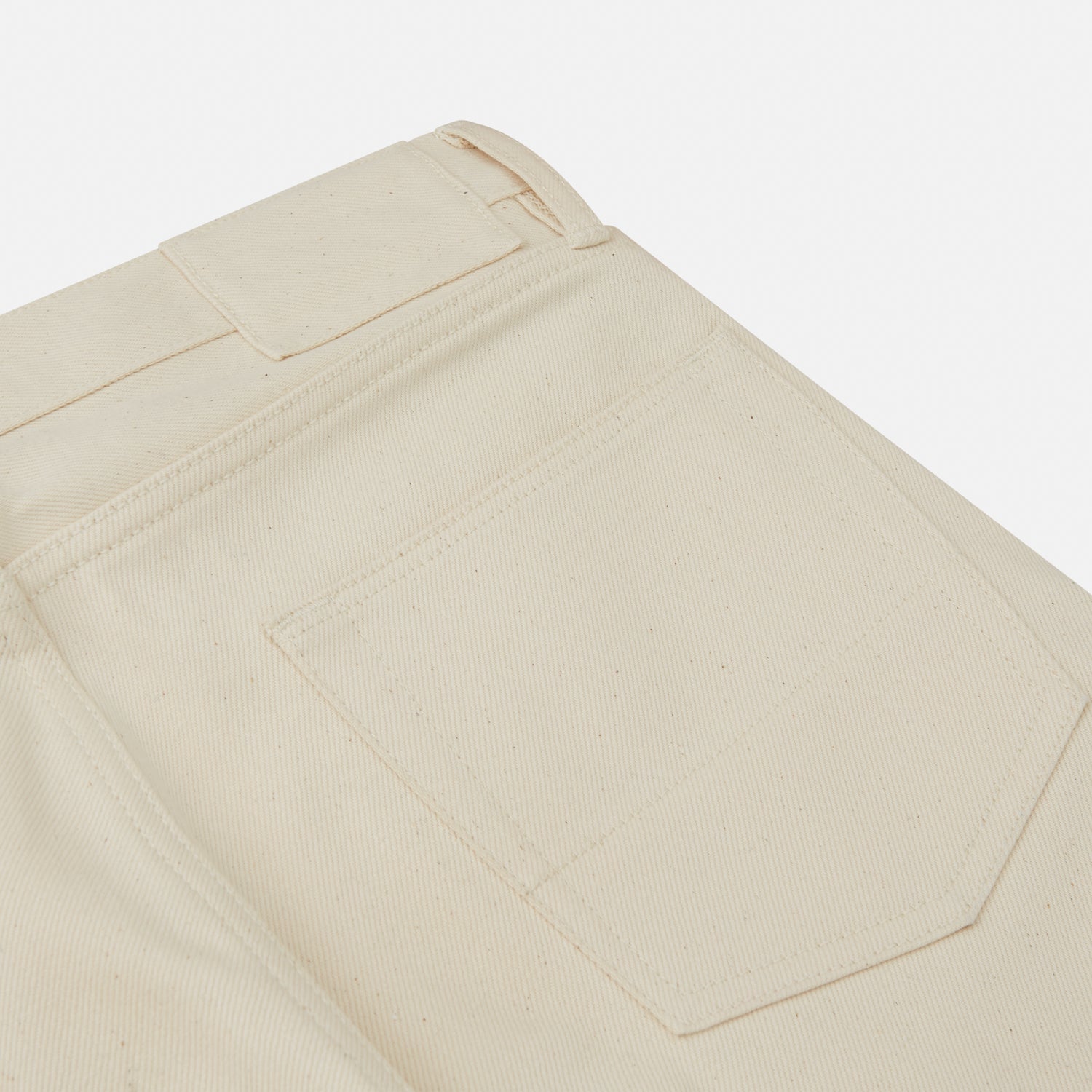 View 2 of product Ecru Sanforized Denim Jeans