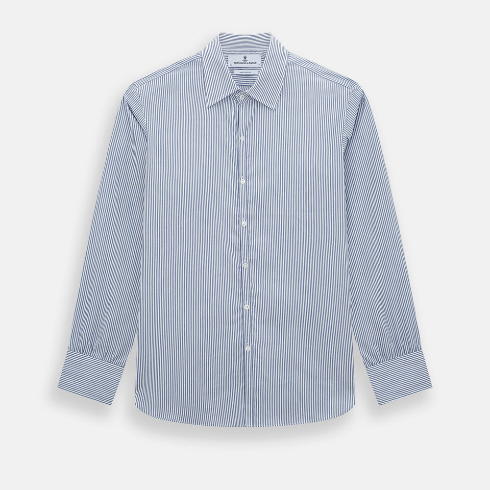 Navy and White Stripe Westminster Shirt