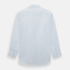 View 3 of product Blue and White Thin Stripe Shirt with T&A Collar and Double Cuffs