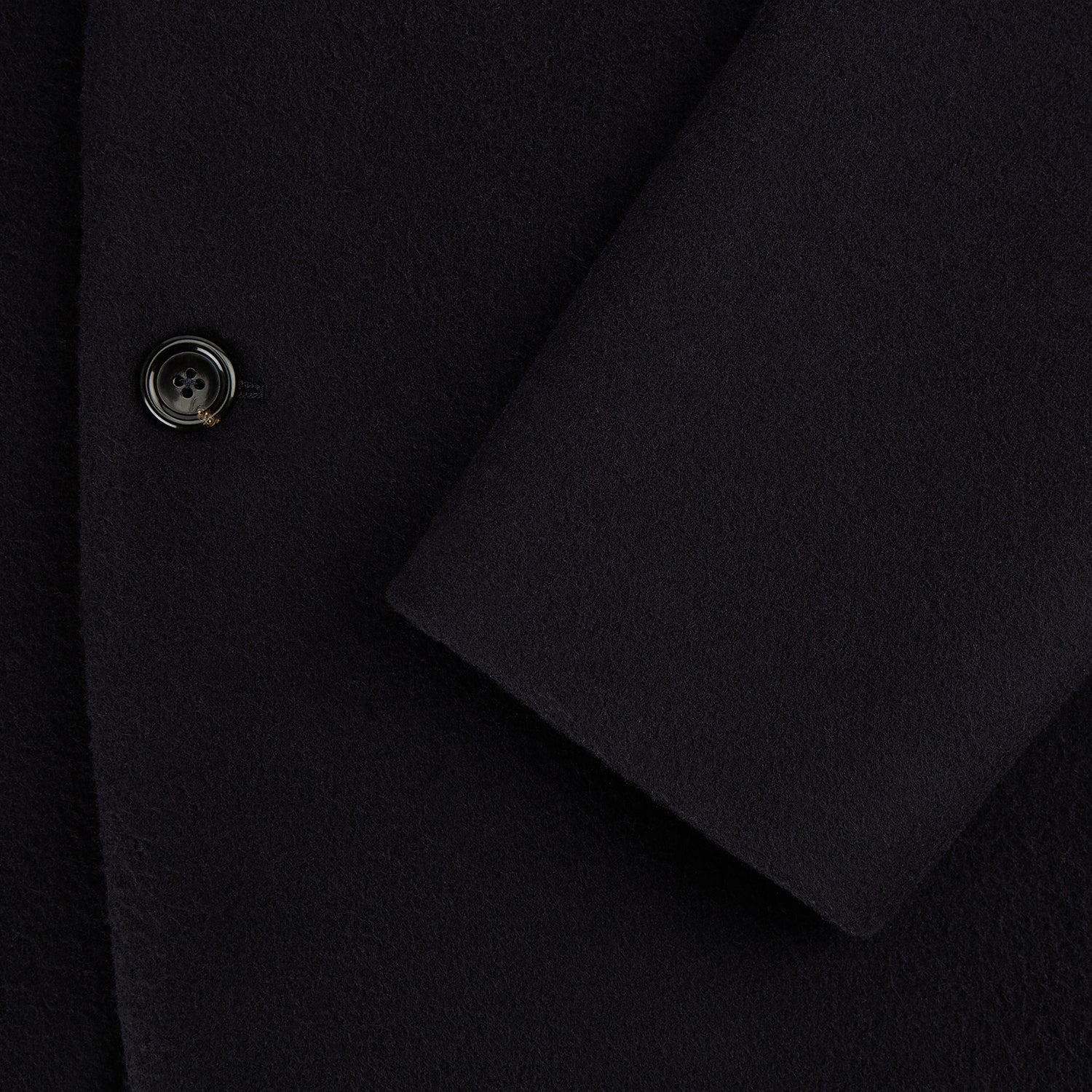 View 4 of product Navy Apsley Single-Breasted Caban Coat
