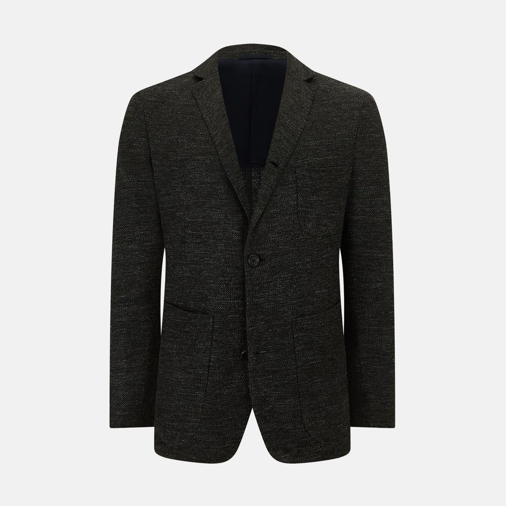 Charcoal Linen Blend Cambridge blazer
