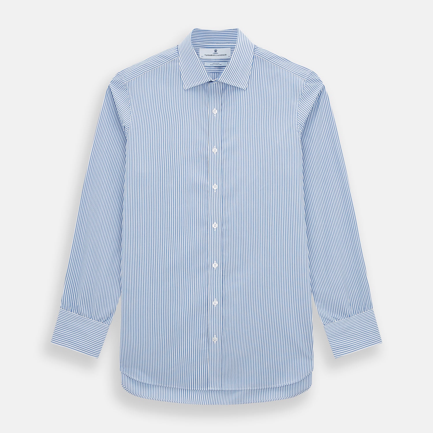 View 1 of product Sky Blue Halo Stripe Mayfair Shirt