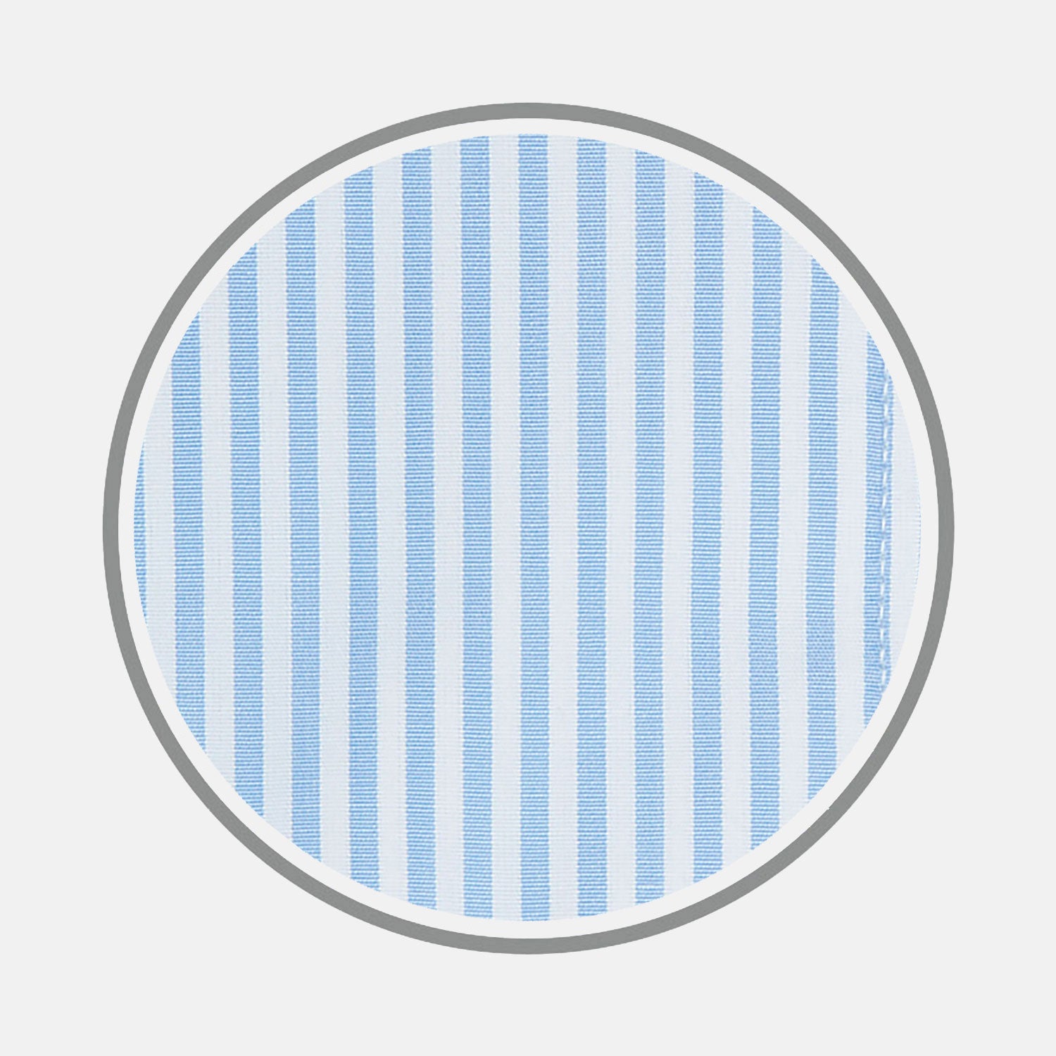 View 1 of product Light Blue Bengal Stripe Cotton Fabric