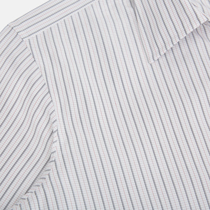 Red and Navy Graph Check Westminster Shirt Image 5