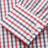 View 2 of product Navy and Red Check Cotton Regular Fit Mayfair Shirt