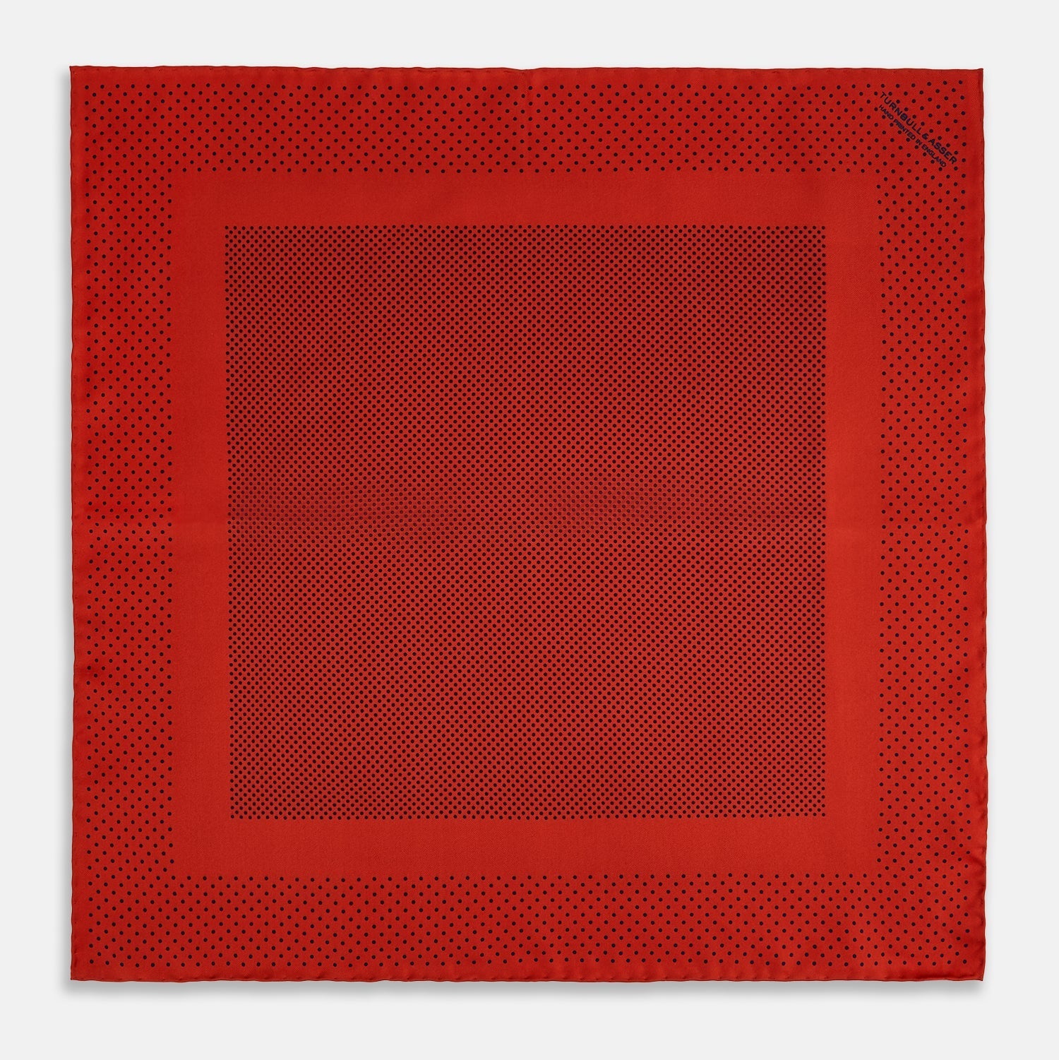 View 4 of product Red Dot Silk Pocket Square