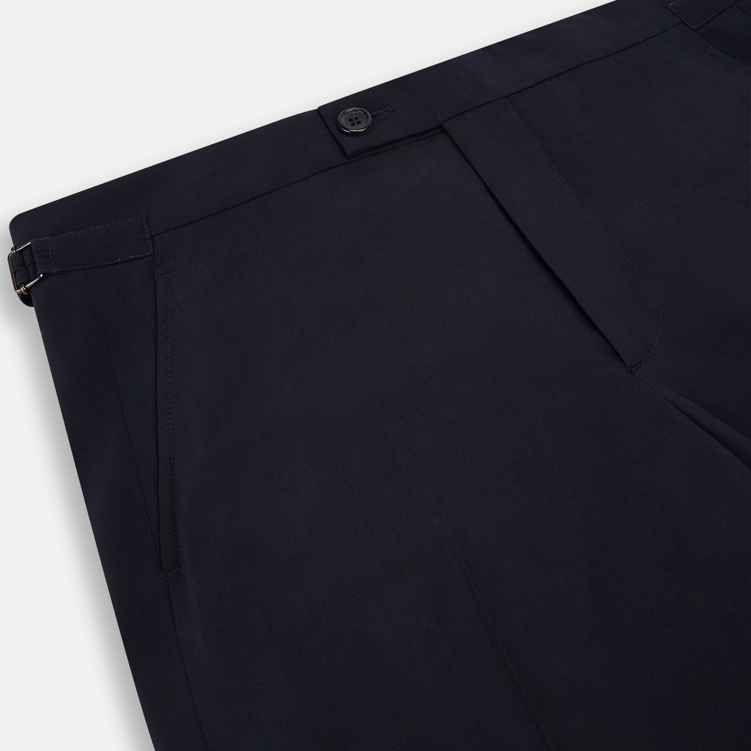 View 2 of product Midnight Blue Wool Henry Trousers