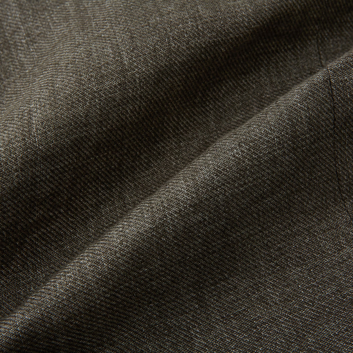 Olive Collared Linen Waistcoat Image 10