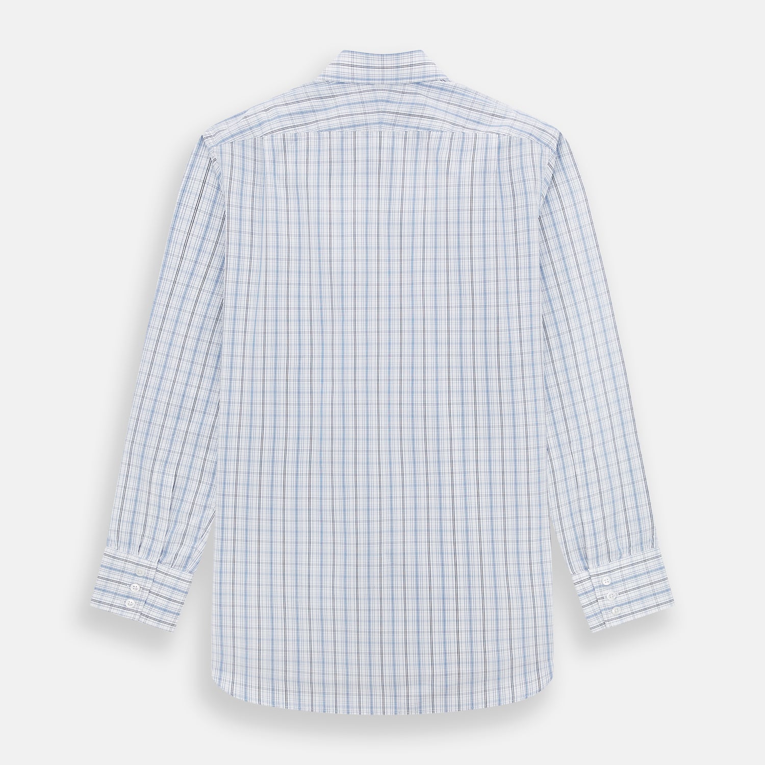 View 3 of product Blue and Navy Multi Check Mayfair Shirt