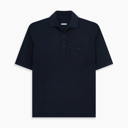 Navy Polo Shirt Image 5