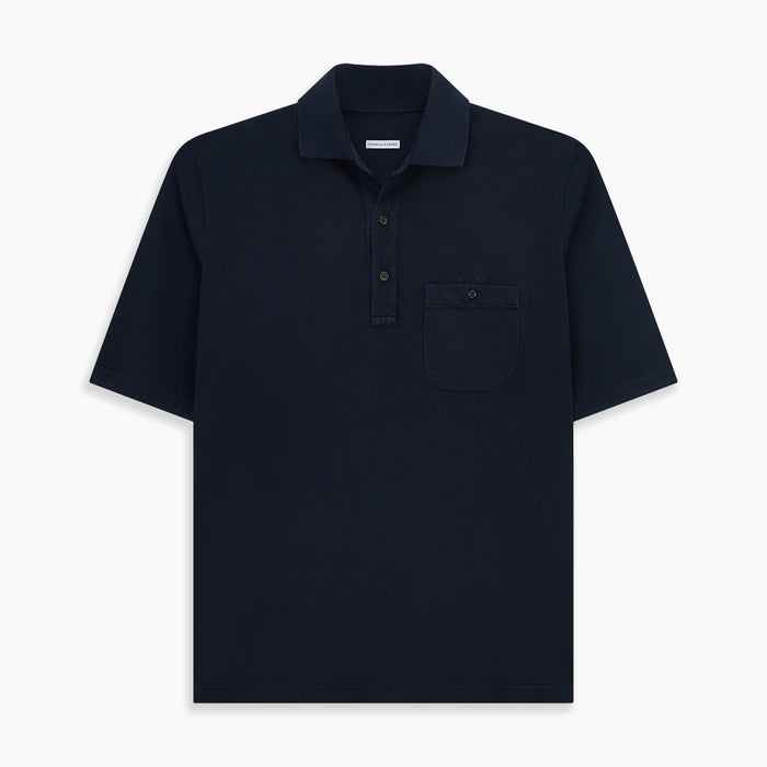 Navy Polo Shirt Image 5
