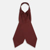 View 2 of product The Great Gatsby Burgundy Printed Silk Cravat