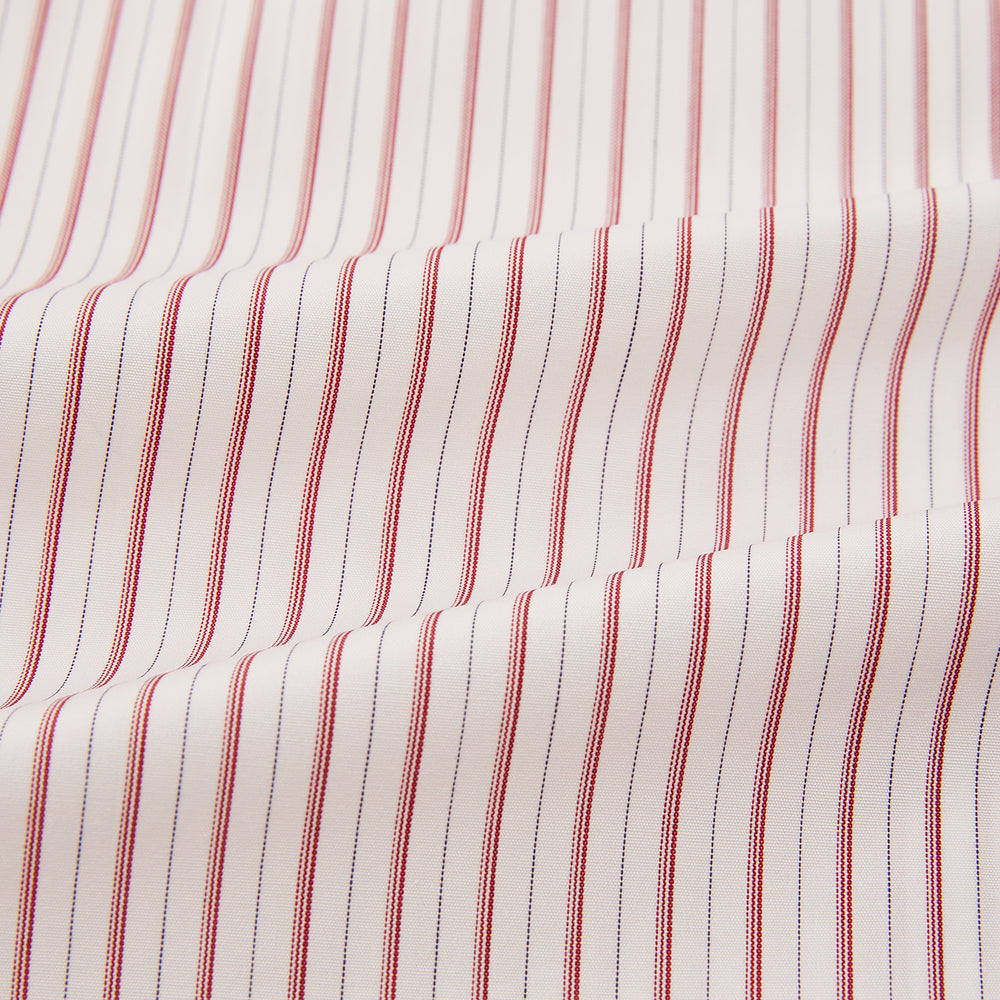 Red Multi Ticking Stripe Mayfair Shirt
