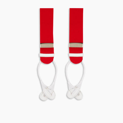 Red Adjustable Felt Braces Image 4