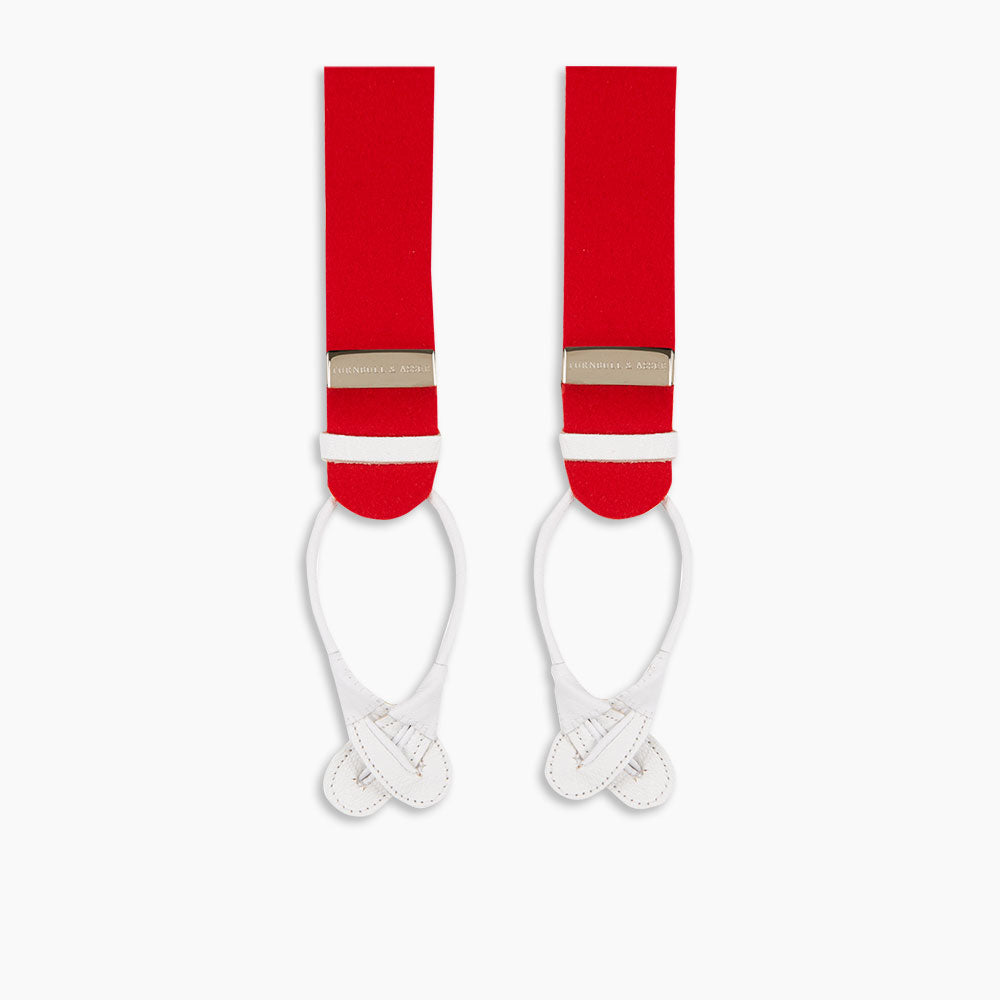 Image 3 of product Red Adjustable Felt Braces