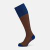 View 1 of product Royal Blue/Orange Thin Striped Long Socks