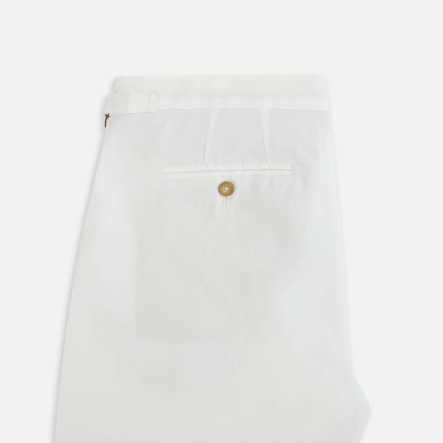 View 5 of product White Linen Henry Trousers