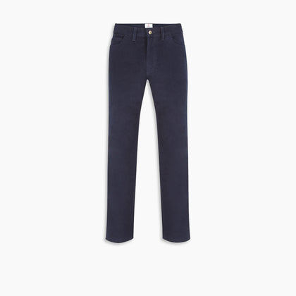 Navy Moleskin Trousers Image 4