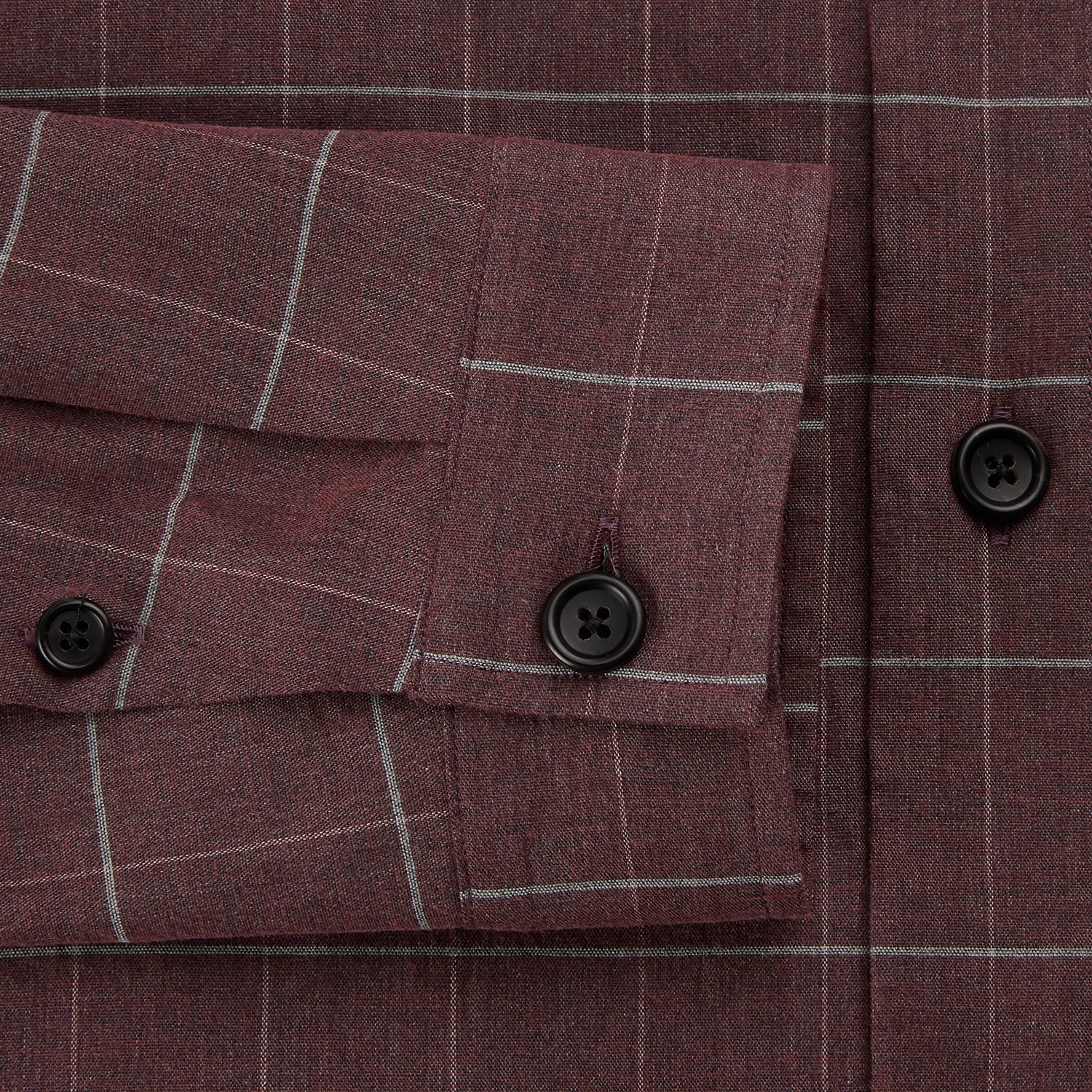 View 4 of product Burgundy Check Hampstead Overshirt