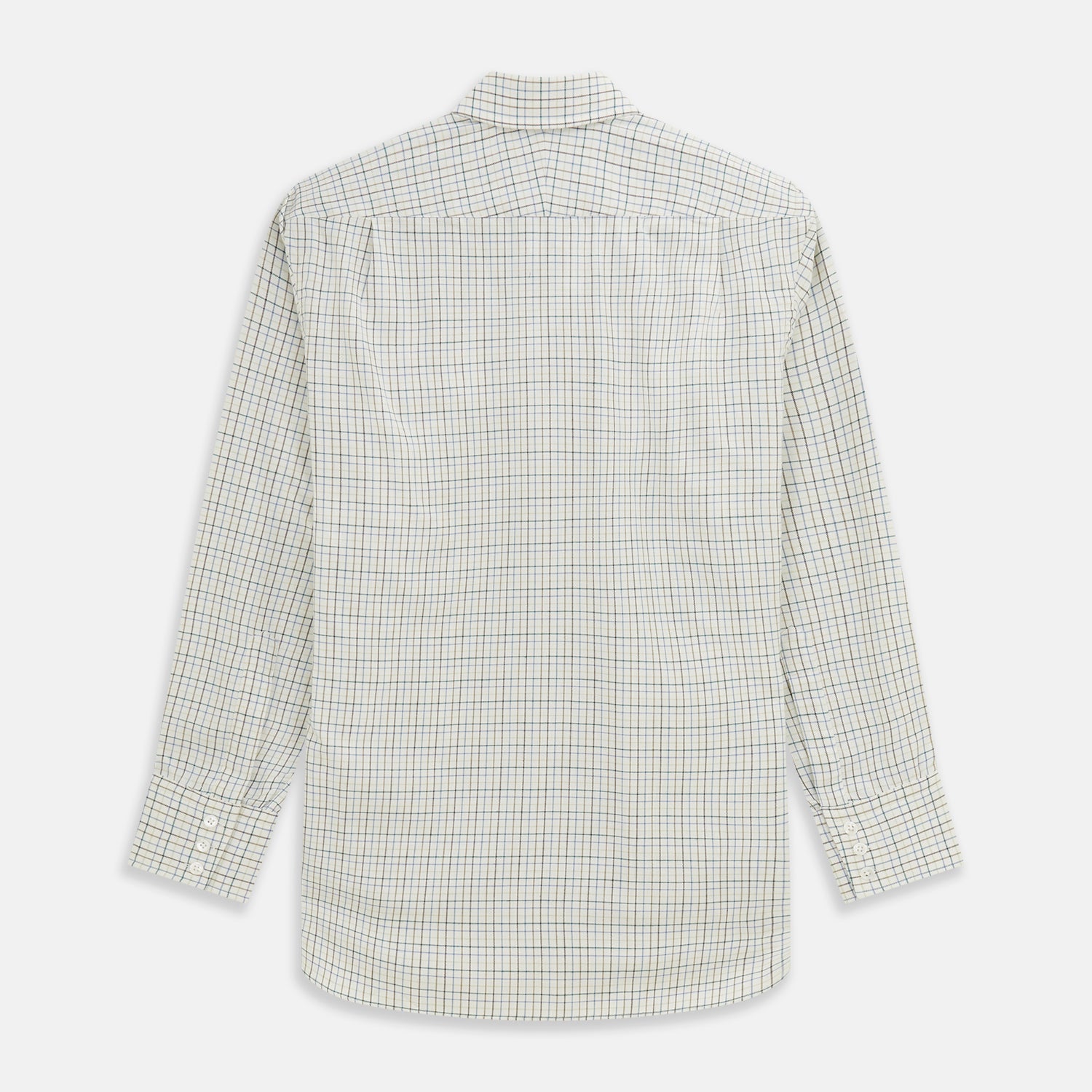 View 5 of product Green Tattersall Check Cashmerello Regular Fit Mayfair Shirt