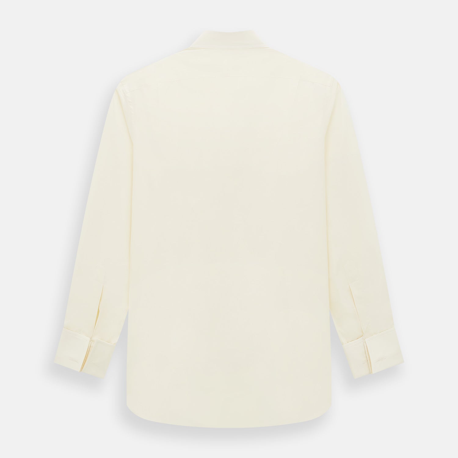 View 3 of product Cream Cotton Shirt with T&A Collar and Double Cuffs