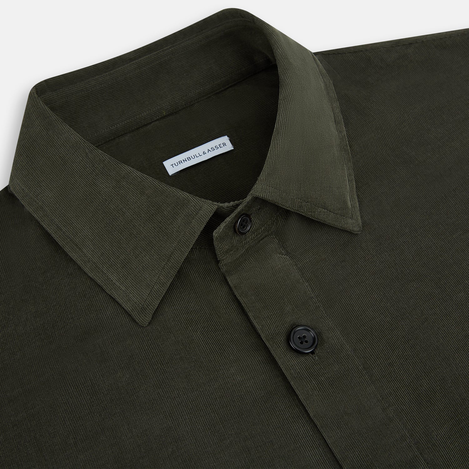 View 2 of product Olive Corduroy Hampstead Overshirt