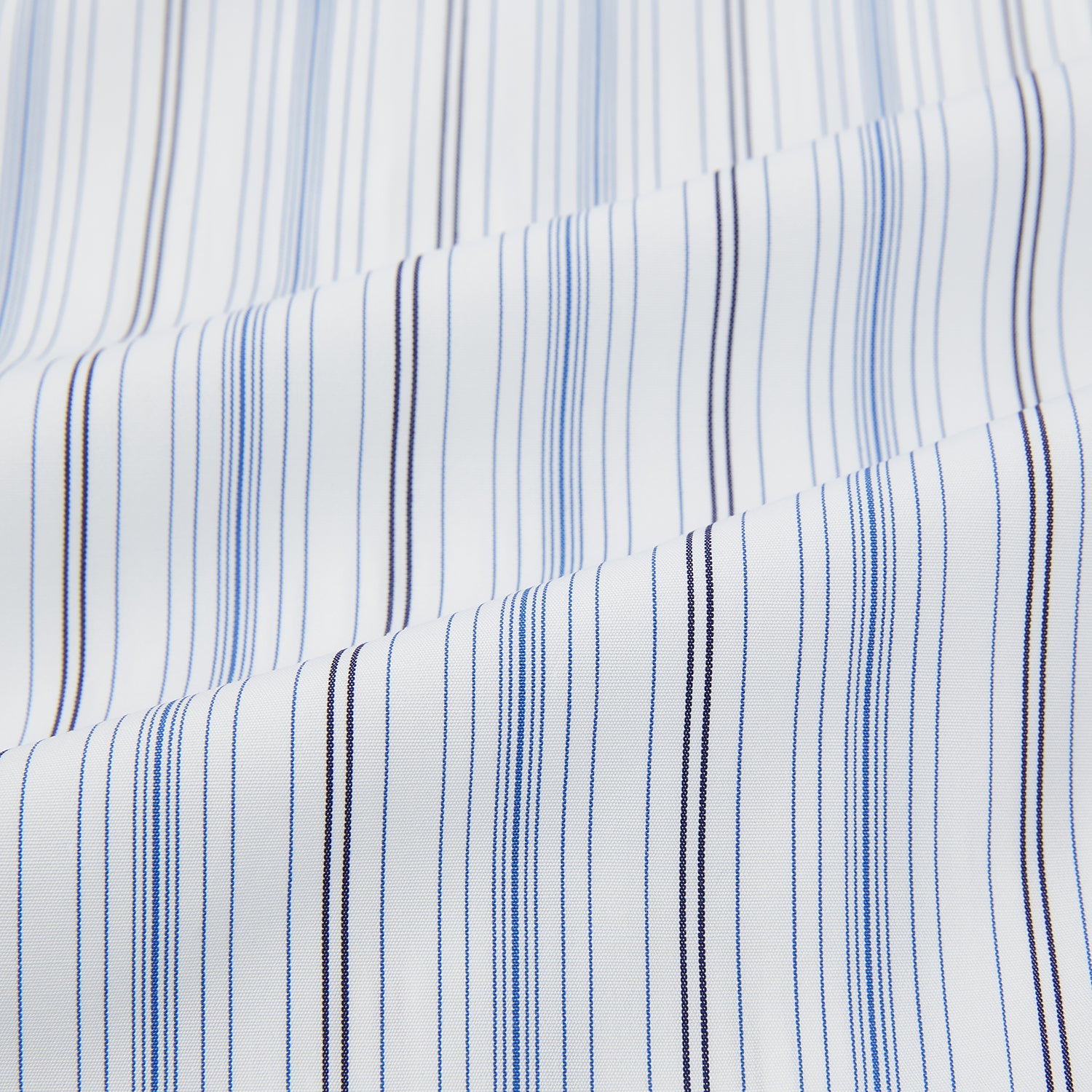 View 6 of product Navy and Blue Multi Stripe Mayfair Shirt