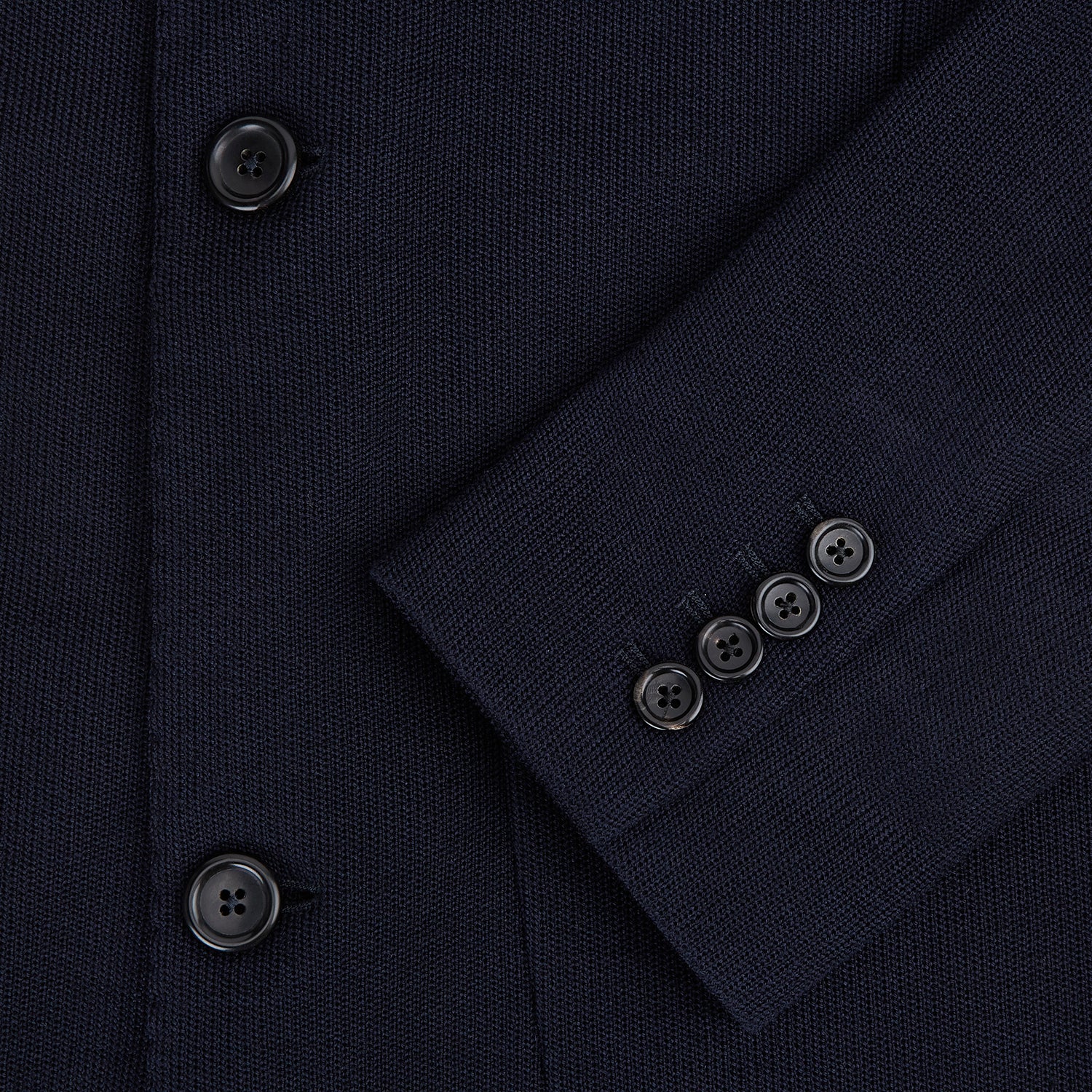 View 4 of product Navy Knitted Oxford Blazer