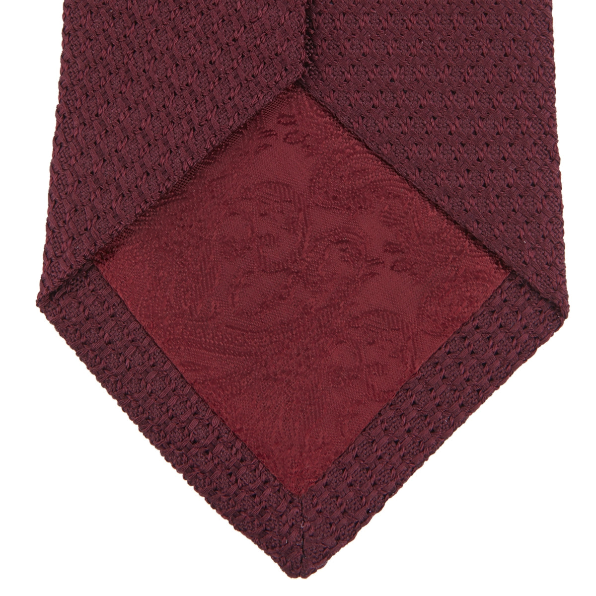 View 4 of product 7 fold Grenadine Silk Plain Tie