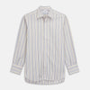View 2 of product Yellow Multi Stripe Cotton Fabric