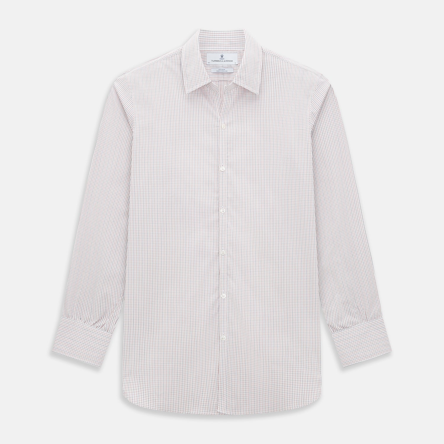 View 1 of product Red and navy Check Windsor Shirt