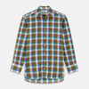 View 1 of product Green and Pink Multi-check Cotton Blend Regular Fit Mayfair Shirt