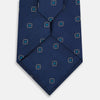 View 3 of product Navy Geometric Silk Tie