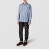 View 1 of product Blue Check Weekend Fit Shirt With Derby Collar and 1-Button Cuffs