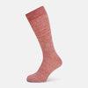 View 1 of product Burgundy Linen Mid-Length Socks