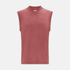 View 1 of product Antique Pink Fine Merino V-Neck Vest