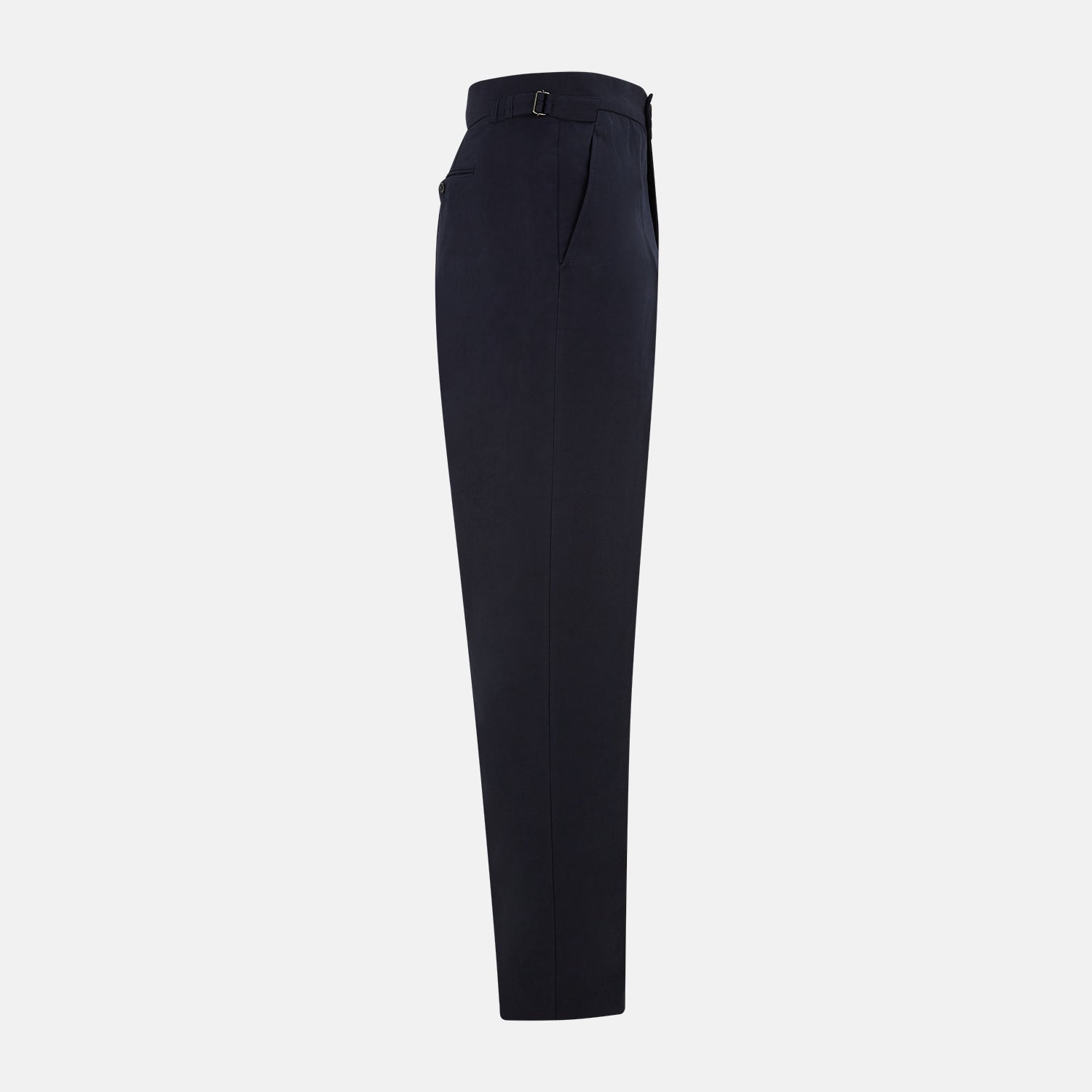 View 4 of product Navy Linen Henry Trousers