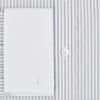 View 4 of product Multicoloured Music Stripe Shirt with Contrast Collar and Double Cuffs
