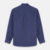 View 7 of product Blue Piece Dyed Weekend Fit Suffolk Shirt